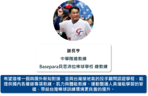 中華隊 總教練 謝長亨