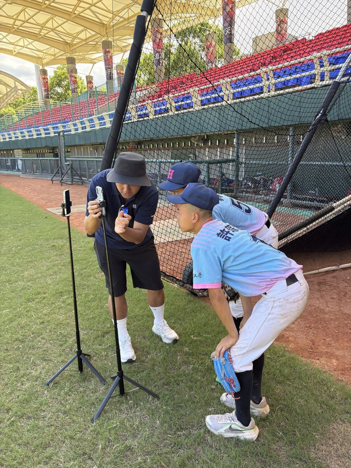 Motion AI 5 教練於場邊操作動作檢測